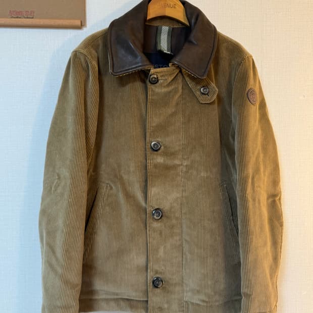 [L]시리즈 히스토릭 리얼레더 코듀로이 자켓