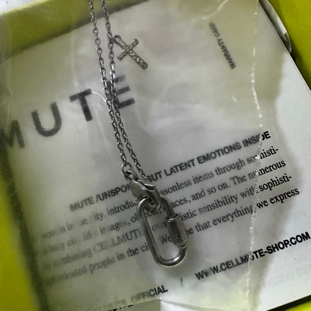 셀뮤트 민아송 콜라보 목걸이 40cm