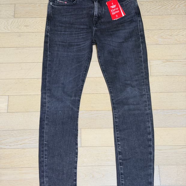 디젤 데님 팬츠 블랙 28 