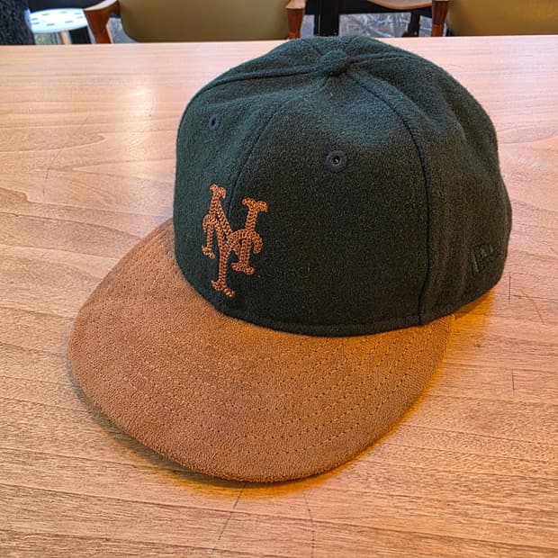 에임레온도르 X 뉴에라 뉴욕메츠 울 투톤 햇 그린