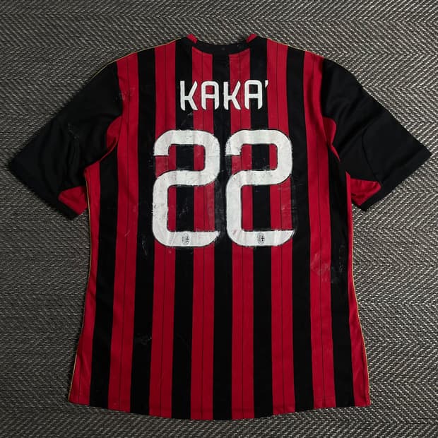 아디다스 ac밀란 13-14 시즌 리그 패치 카카 유니폼o 3819