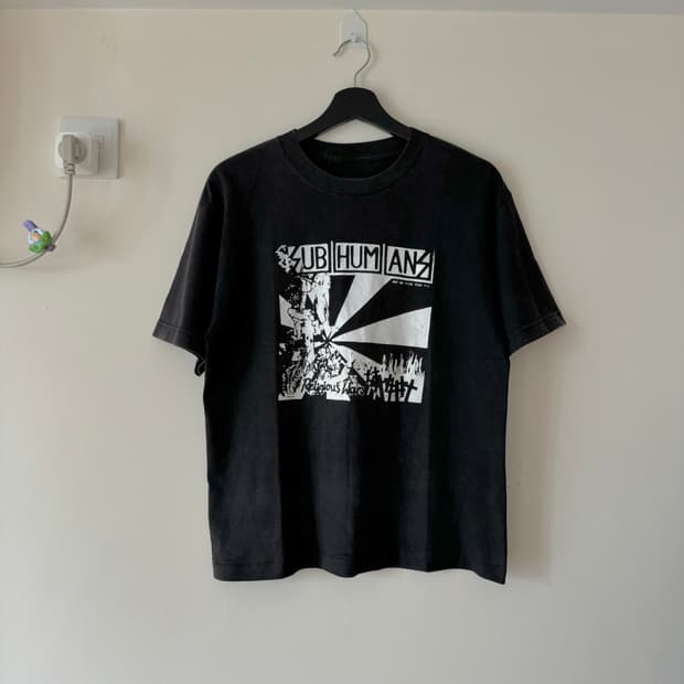 빈티지 00s Subhumans 티셔츠