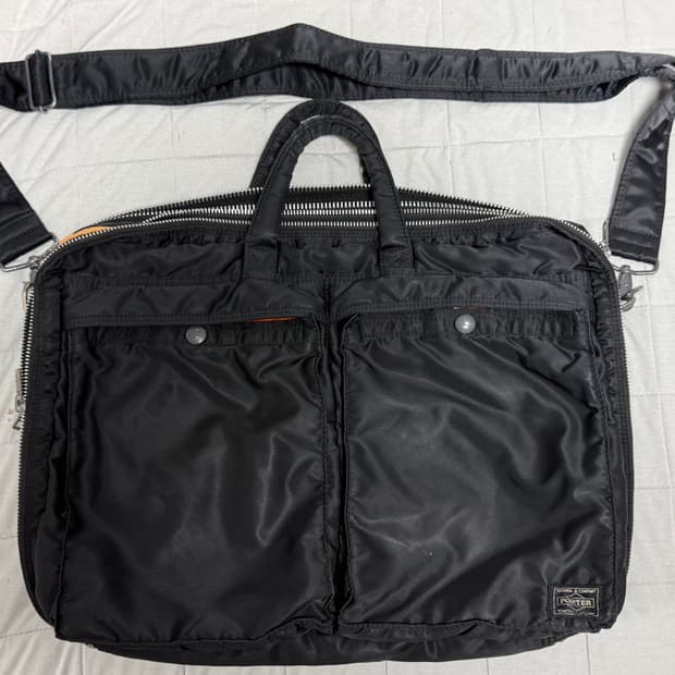 PORTER 요시다 포터 탱커 2way 브리프케이스 확장형 블랙