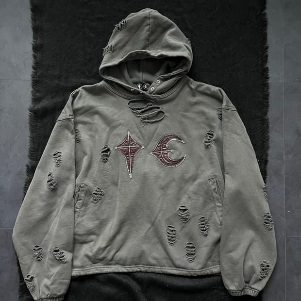 Thug Club Rock Hoodie Gray