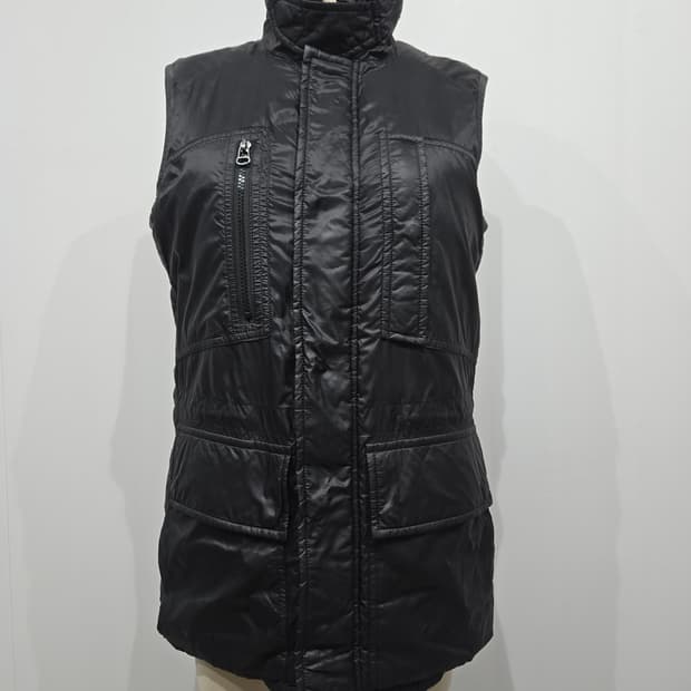 랄프로렌 블랙 패딩 조끼 남성용