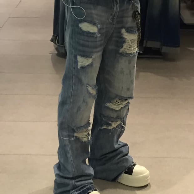 빈티지 플레어 데님 팝니다