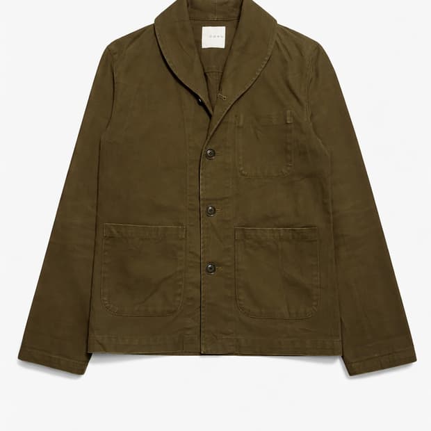JPN 일본 빈티지 워크웨어 아메카지 코엔 올리브 커버올 워크자켓 S
