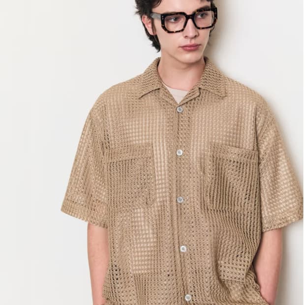 알레그리 쿠반 반팔 셔츠 100-105 25SS