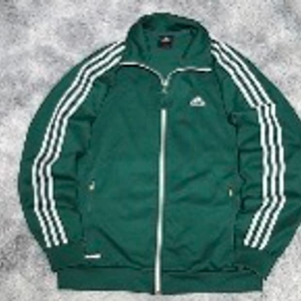 아디다스 삼선 그린 트레이닝 져지 자켓 105