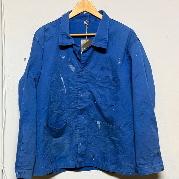 유럽 빈티지 트윌코튼 프렌치 워크 자켓 103-105