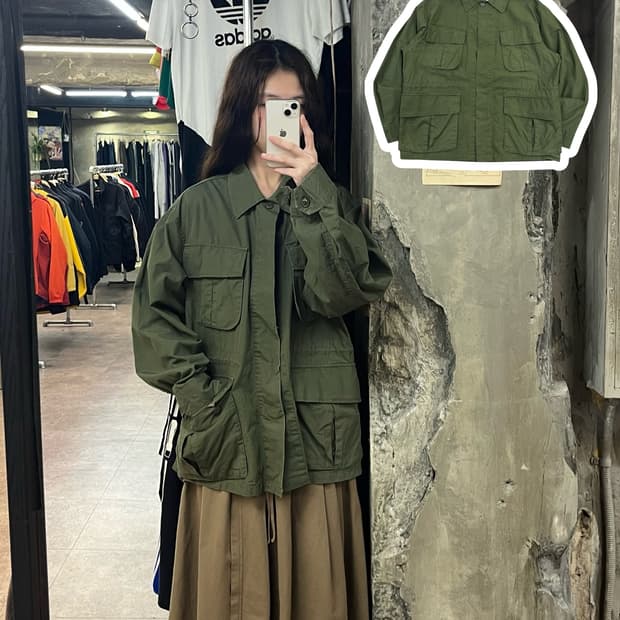 아웃스탠딩 자켓 카키 #csz2131