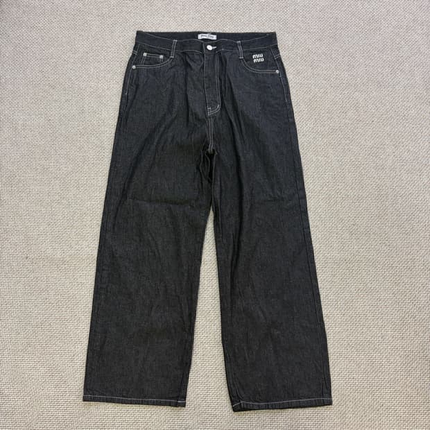 2XL 빈티지 와이드 남성 청바지 0604D2