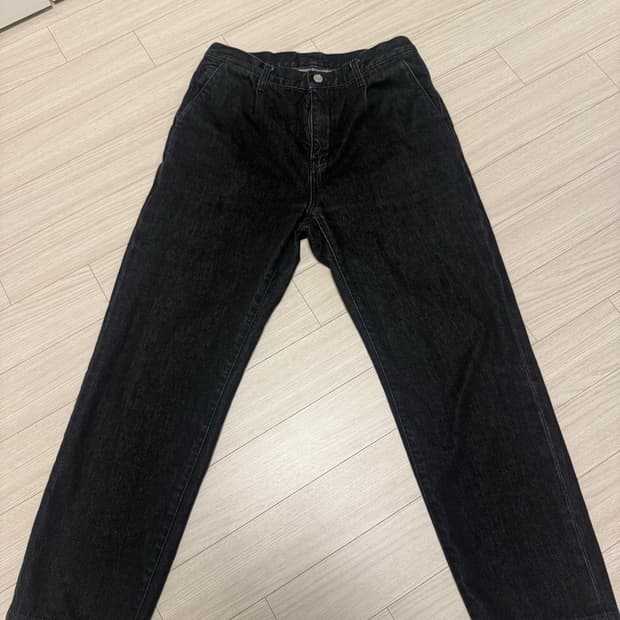 Oldbe type2 스트레이트진 b3 흑청 블랙진