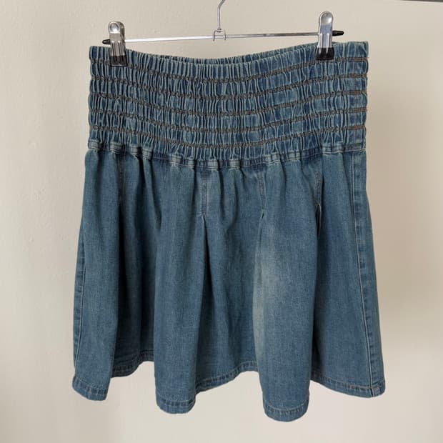 빈티지 미디 스커트