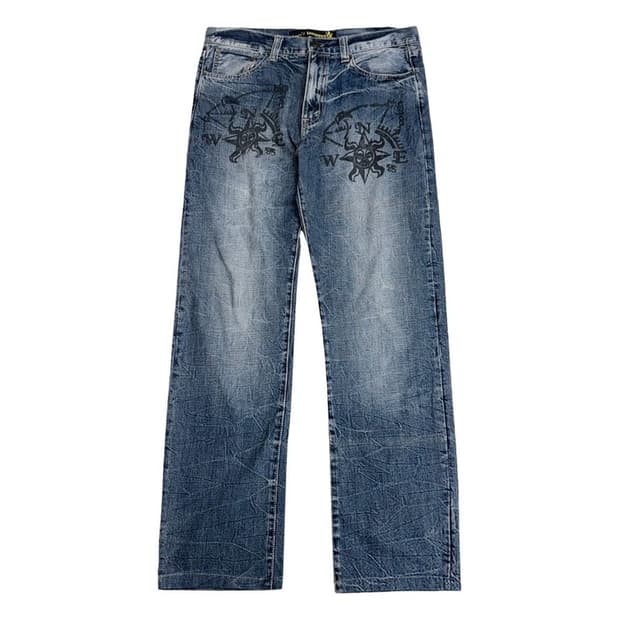 LEVI'S 523 빈티지 워싱 데님진 34X33