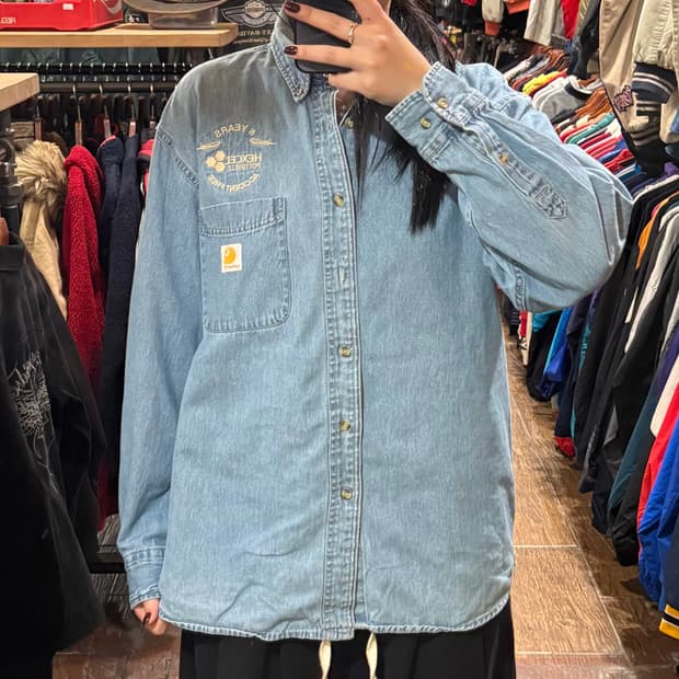 [HI] Carhartt 칼하트 긴팔 데님셔츠