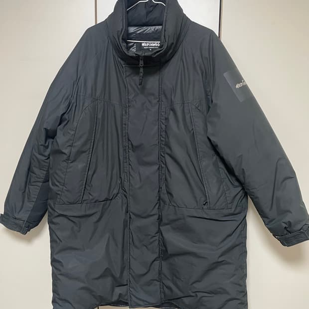 와일드띵스 Wild things 남성 블랙 롱패딩 M (일본)