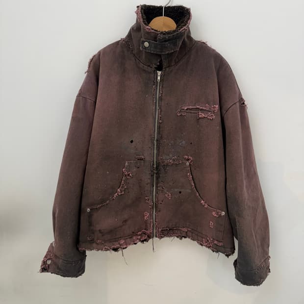 빈티지 워크 양털자켓