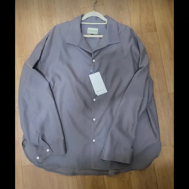 [2사이즈] 비긴202 오픈카라셔츠 카키 새상품