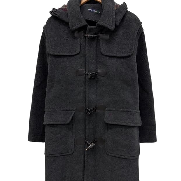 빈폴 울 떡볶이 더플코트 웜차콜 (L)