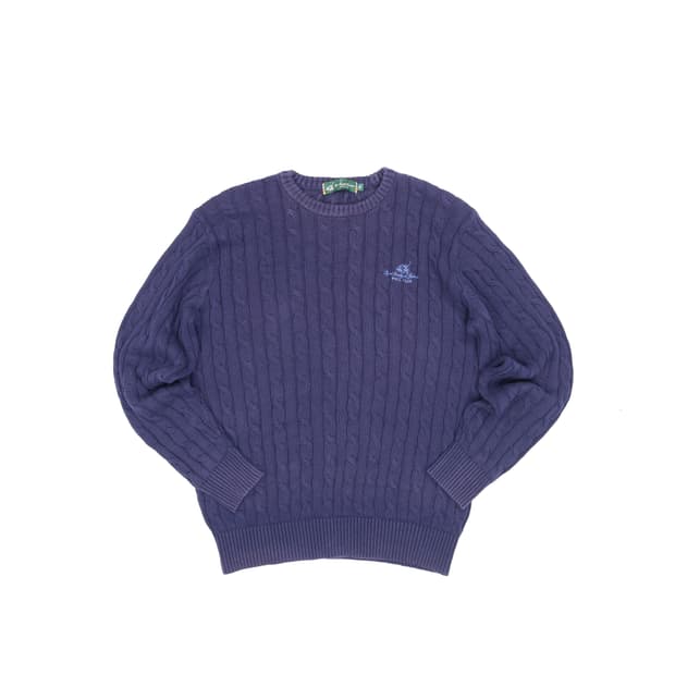 95 폴로클럽 케이블 니트 0428H