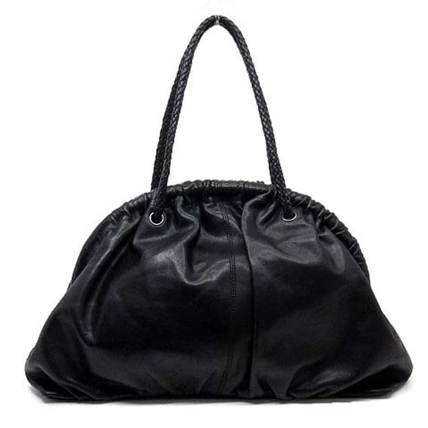 유르겐 렐 가마구치 고트스킨 숄더백 꼼데 요지 스타일