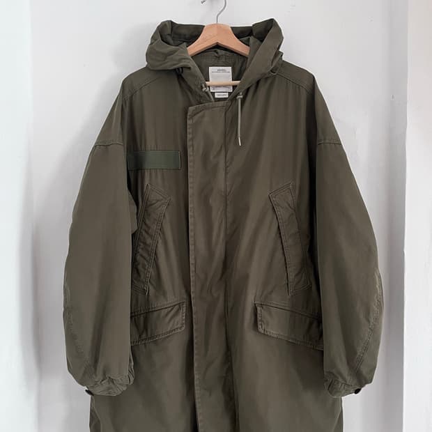 visvim 20ss patterson overcoat olive