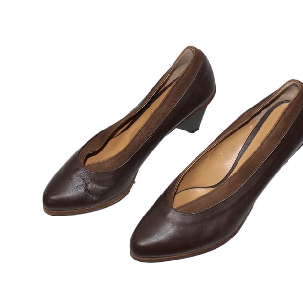 Yohji Yamamoto LIMI feu 리미퓨 레더 펌프스