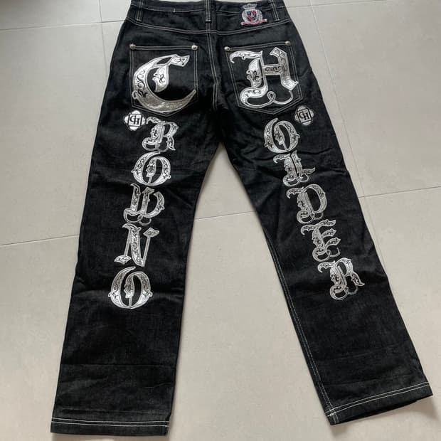 스펠아웃 스트레이트 데님