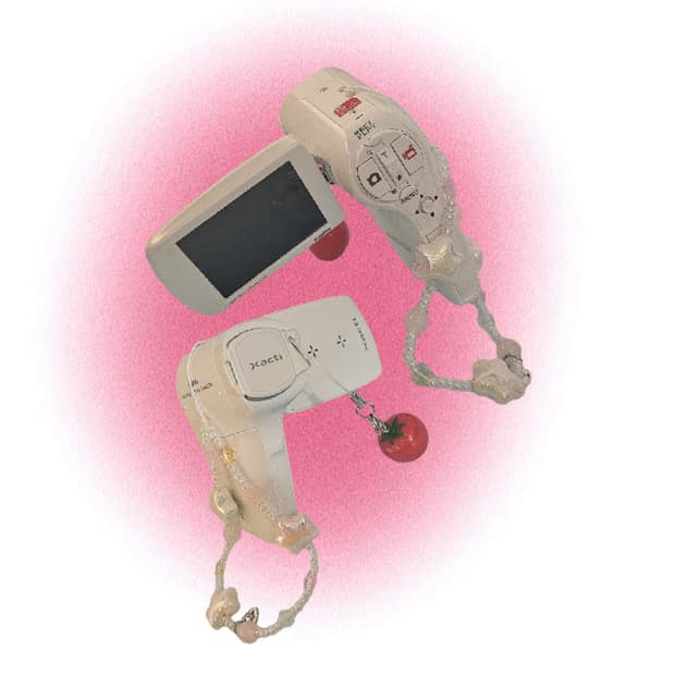 ☆윈터 카메라 민트☆ 화이트 산요 작티 CG9 / 빈티지디카