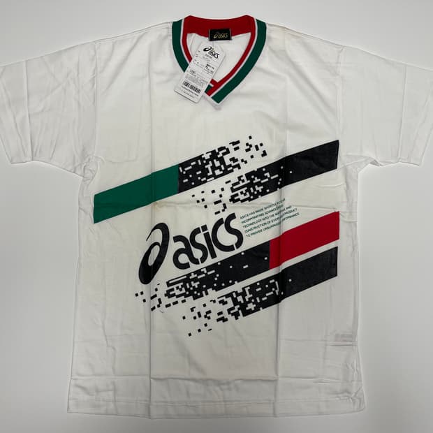 아식스 90s 올드 멀티 그래픽 반팔 티셔츠 빈티지 ASICS OLD 1