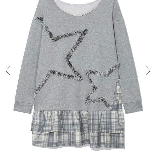 어글리쉐도우 오프숄더 스웻드레스 OS