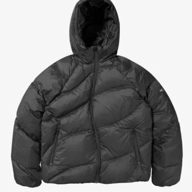 라브로스 웨이브 패딩oval logo wavy padded jacket