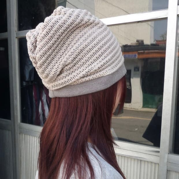 빈티지 그레이 비니