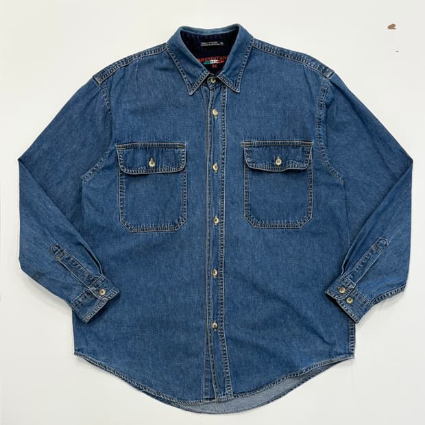 Brenntano 90's Itanian Denim-Shirt