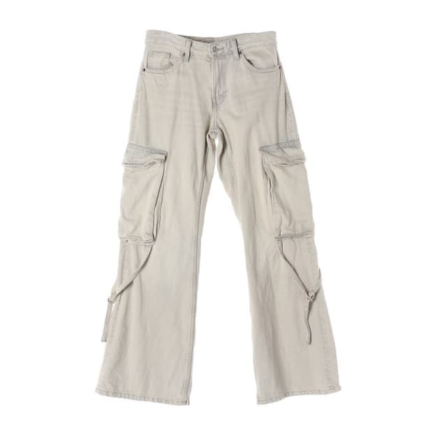자라(zara) 미드라이즈 데님 카고 팬츠
