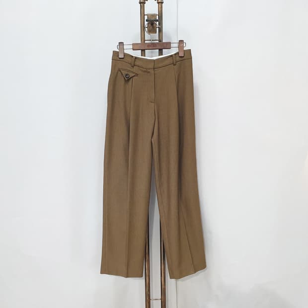 메종드이네스 세미 와이드팬츠 S