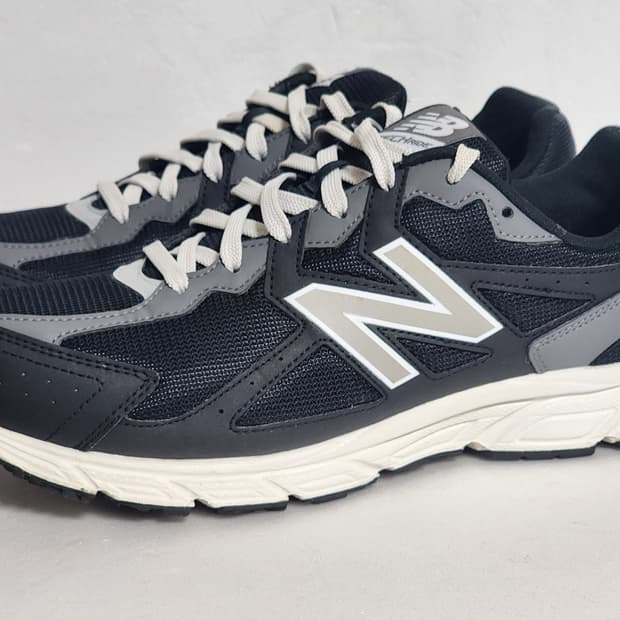 뉴발란스 480v5 블랙 그레이 N로고 스니커즈 290mm 좋은 상태