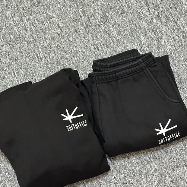 알괄판매 가격) 소프트오피스 softoffice 후드티 & 조거팬츠 M