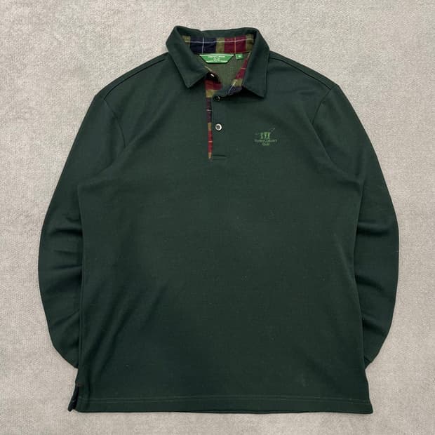 95 헨리코튼 골프 긴팔 카라티셔츠