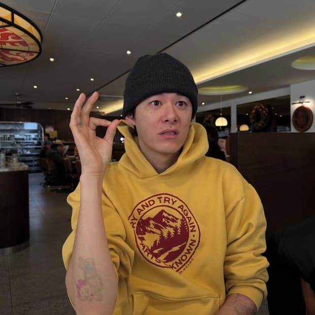 [M] 컬렉트 피시스 TATA HOODIE (옐로우)