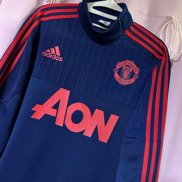 아디다스 맨체스터 유나이티드 맨유 트레이닝 트랙탑 져지 아디다스맨유 대장