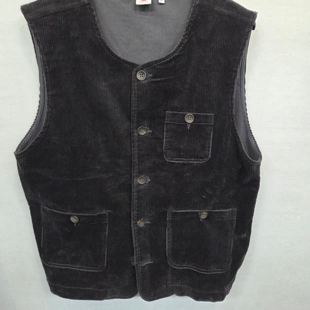 꼬모니노즈 코듀로이 조끼 m