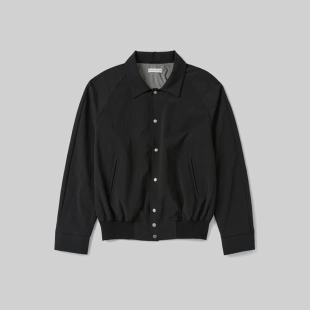 [1] 오토매틱포더피플 나글란 바시티 자켓 블랙