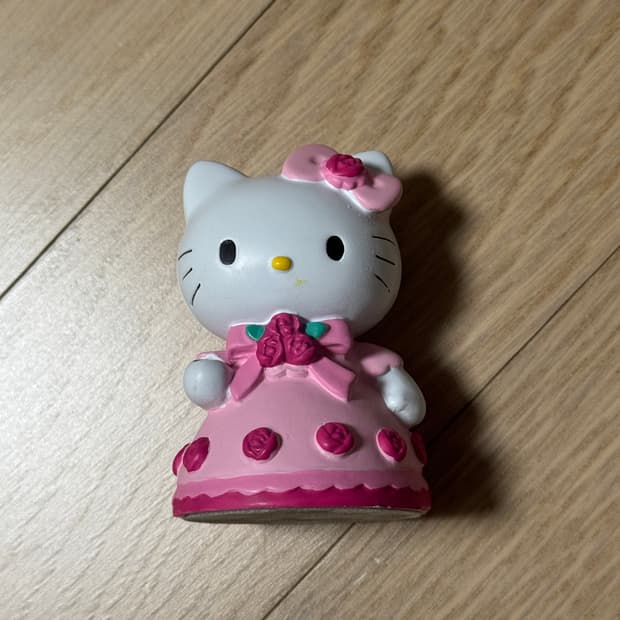 고전 헬로키티 메모 꽂이 홀더