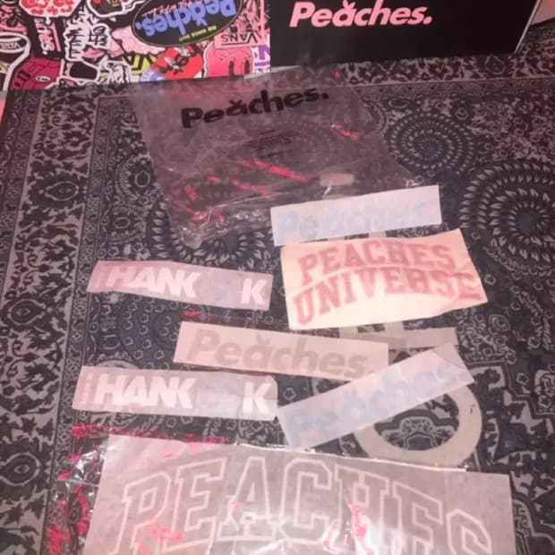 피치스 데칼 스티커 세트