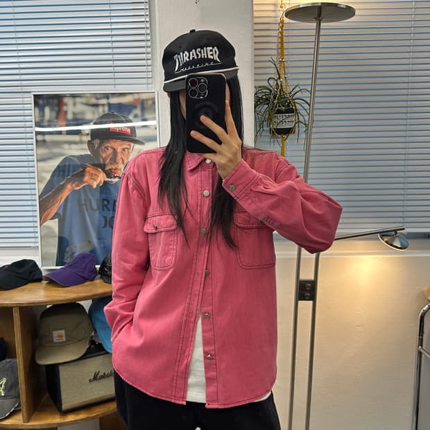 미스치프 워크 셔츠 os