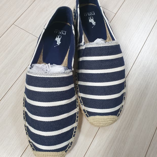 폴로 랄프로렌 에스파드류 에스파듀 슬립온 로퍼 265mm 새제품