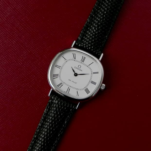 오메가 빈티지 드빌 엘립스 로만