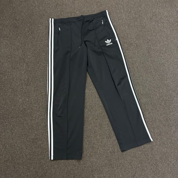 M)Adidas 빈티지 남성 블랙 트랙팬츠